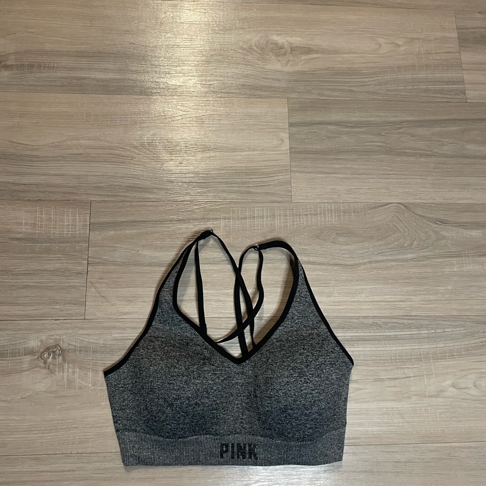 PINK active seamless air medium impact sports bra